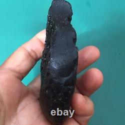 Tektite indochinite space rock impactite from meteorite impact stone 123 g rare