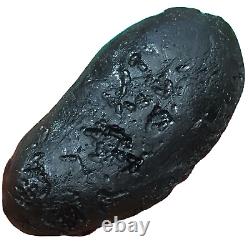 Tektite indochinite space rock impactite from meteorite impact stone 149 g bar