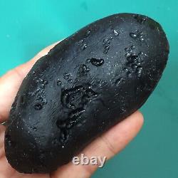 Tektite indochinite space rock impactite from meteorite impact stone 149 g bar