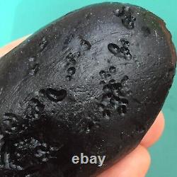 Tektite indochinite space rock impactite from meteorite impact stone 149 g bar