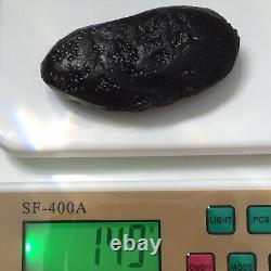 Tektite indochinite space rock impactite from meteorite impact stone 149 g bar