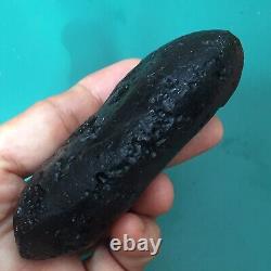 Tektite indochinite space rock impactite from meteorite impact stone 149 g bar