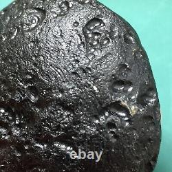 Tektite indochinite space rock impactite impact from meteorite stone 138 g moon