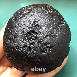 Tektite indochinite space rock impactite impact from meteorite stone 138 g moon