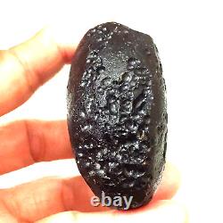 Tektite indochinite space rock impactite meteorite impact stone 120 g big round