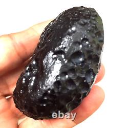 Tektite indochinite space rock impactite meteorite impact stone 125 g big rare