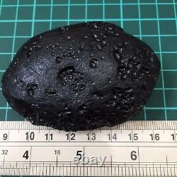 Tektite indochinite space rock impactite meteorite impact stone 134 g oval