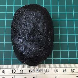 Tektite indochinite space rock impactite meteorite impact stone 134 g oval