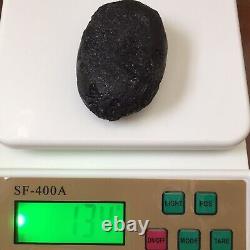 Tektite indochinite space rock impactite meteorite impact stone 134 g oval