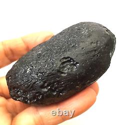 Tektite indochinite space rock impactite meteorite impact stone 134 g oval