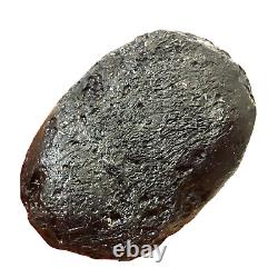 Tektite indochinite space rock impactite meteorite impact stone 134 g oval