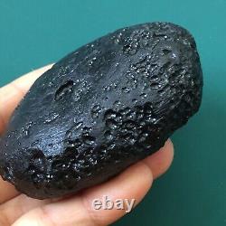 Tektite indochinite space rock impactite meteorite impact stone 134 g oval