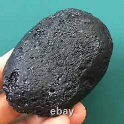 Tektite indochinite space rock impactite meteorite impact stone 134 g oval