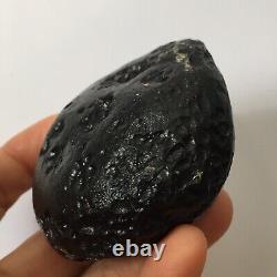 Tektite indochinite space rock impactite meteorite impact stone 177 g tear drop