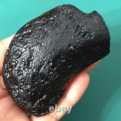 Tektite indochinite space rock impactite meteorite impact stone gems 165 gr big