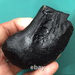 Tektite indochinite space rock impactite meteorite impact stone gems 165 gr big