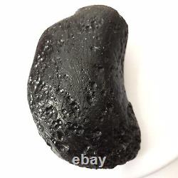 Tektite indochinite space rock impactite meteorite impact stone gems 165 gr big