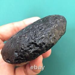 Tektite indochinite space rock impactite meteorite impact stone gems 169 g big