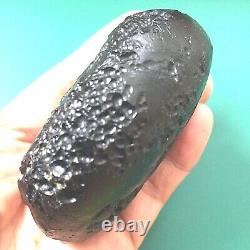 Tektite indochinite space rock impactite meteorite impact stone gems 182 G big