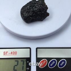 Tektite indochinite space rock impactite meteorite impact stone gems 27 G rare