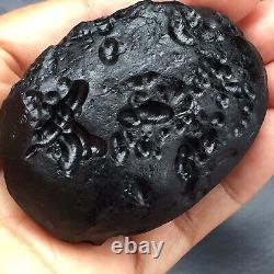 Tektite indochinite space rock impactite meteorite impact stone gems 87 g