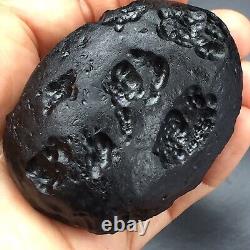 Tektite indochinite space rock impactite meteorite impact stone gems 87 g