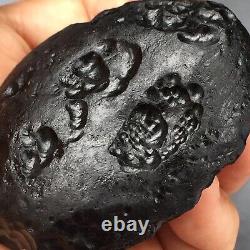 Tektite indochinite space rock impactite meteorite impact stone gems 87 g