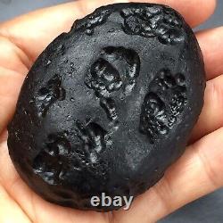 Tektite indochinite space rock impactite meteorite impact stone gems 87 g