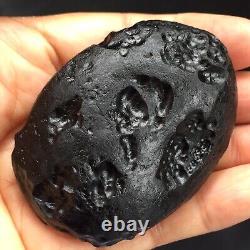 Tektite indochinite space rock impactite meteorite impact stone gems 87 g