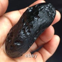 Tektite indochinite space rock impactite meteorite impact stone gems 87 g