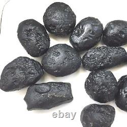 Tektite indochinite space rock impactite meteorite impact stone gems 880g Lot