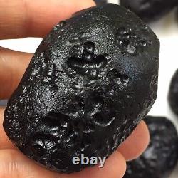 Tektite indochinite space rock impactite meteorite impact stone gems 880g Lot