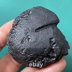 Tektite indochinite space rock impactite of meteorite impact 92 g stone curve