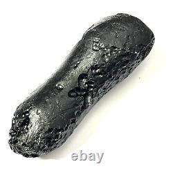 Tektite indochinite space rock impactite of meteorite impact stone 144 g bar