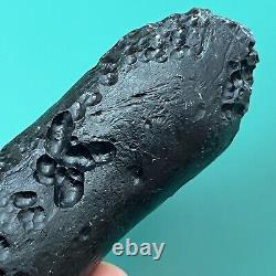 Tektite indochinite space rock impactite of meteorite impact stone 144 g bar