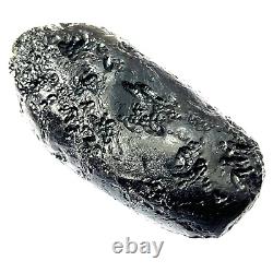 Tektite indochinite space rock impactite of meteorite impact stone 147 g bar