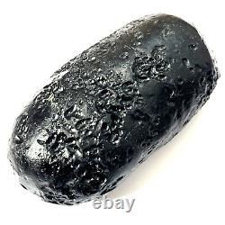 Tektite indochinite space rock impactite of meteorite impact stone 147 g bar