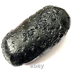 Tektite indochinite space rock impactite of meteorite impact stone 147 g bar