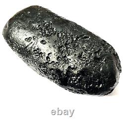 Tektite indochinite space rock impactite of meteorite impact stone 147 g bar