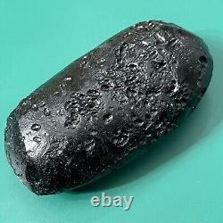 Tektite indochinite space rock impactite of meteorite impact stone 147 g bar