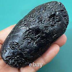 Tektite indochinite space rock impactite of meteorite impact stone 147 g bar