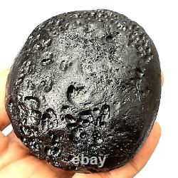 Tektite indochinite space rock impactite of meteorite impact stone 165 g round