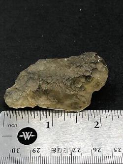 132ct 26.4g Échantillon d'impact de météorite de tectite de verre du désert libyen E0