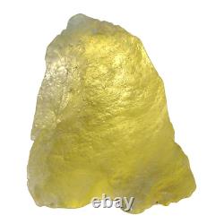 227.6g VERRE DE DÉSERT LIBYEN Cristal Tektite d'Or Méteorite d'Impact TE07