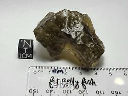 40,6 grammes, 203 cts Échantillon d'impact de météorite de tectite en verre du désert libyen