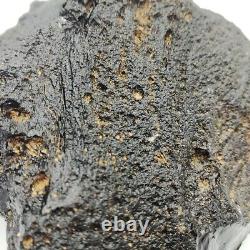 547 g. Australasian Muong Nong Black Tektite Meteorite Impact Layered Glass Rock
	
 <br/> <br/>	547 g. Australasian Muong Nong Tektite météorite noire couche d'impact roche de verre stratifiée