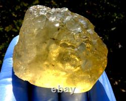 Échantillon d'impact de tectite de météorite en verre du désert libyen (755 crt) Super Gem AAAA+