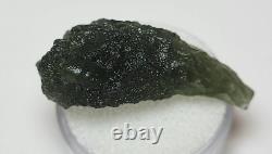 Goutte de larme 32,1 carats 34mm de long République tchèque Moldavite de l'impact d'une météorite