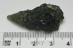 Goutte de larme 32,1 carats 34mm de long République tchèque Moldavite de l'impact d'une météorite