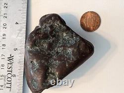 Impactite de météorite, suevite de fer. Croûte de fusion de goethite, spécimen nouvelle découverte. MT